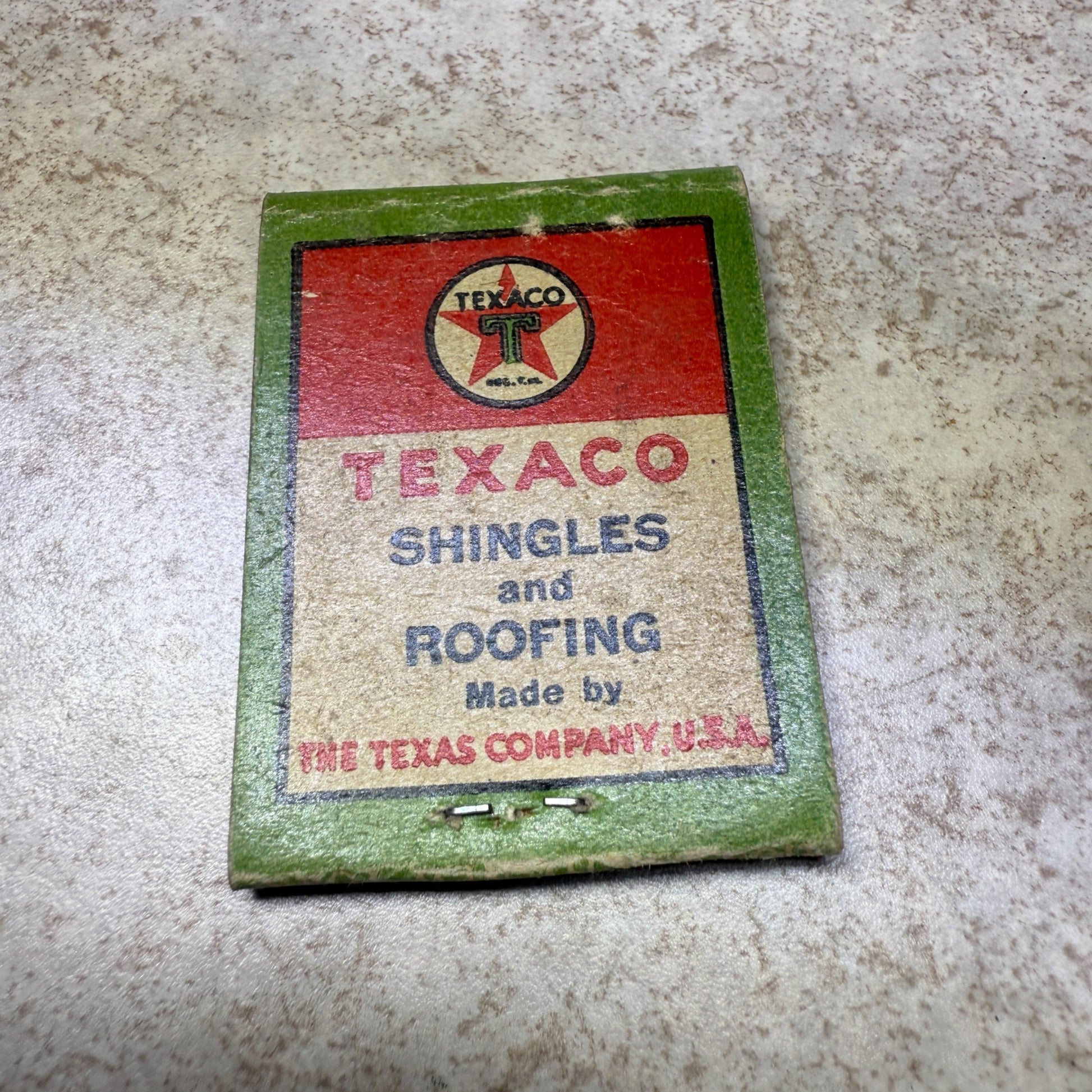 Texaco Shingles Station Strodthoff Menomonee Falls Wis Advertising Matchbook