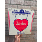 Vintage Original Berkley Company Steelon Fishing Leaders Metal Sign Advertising