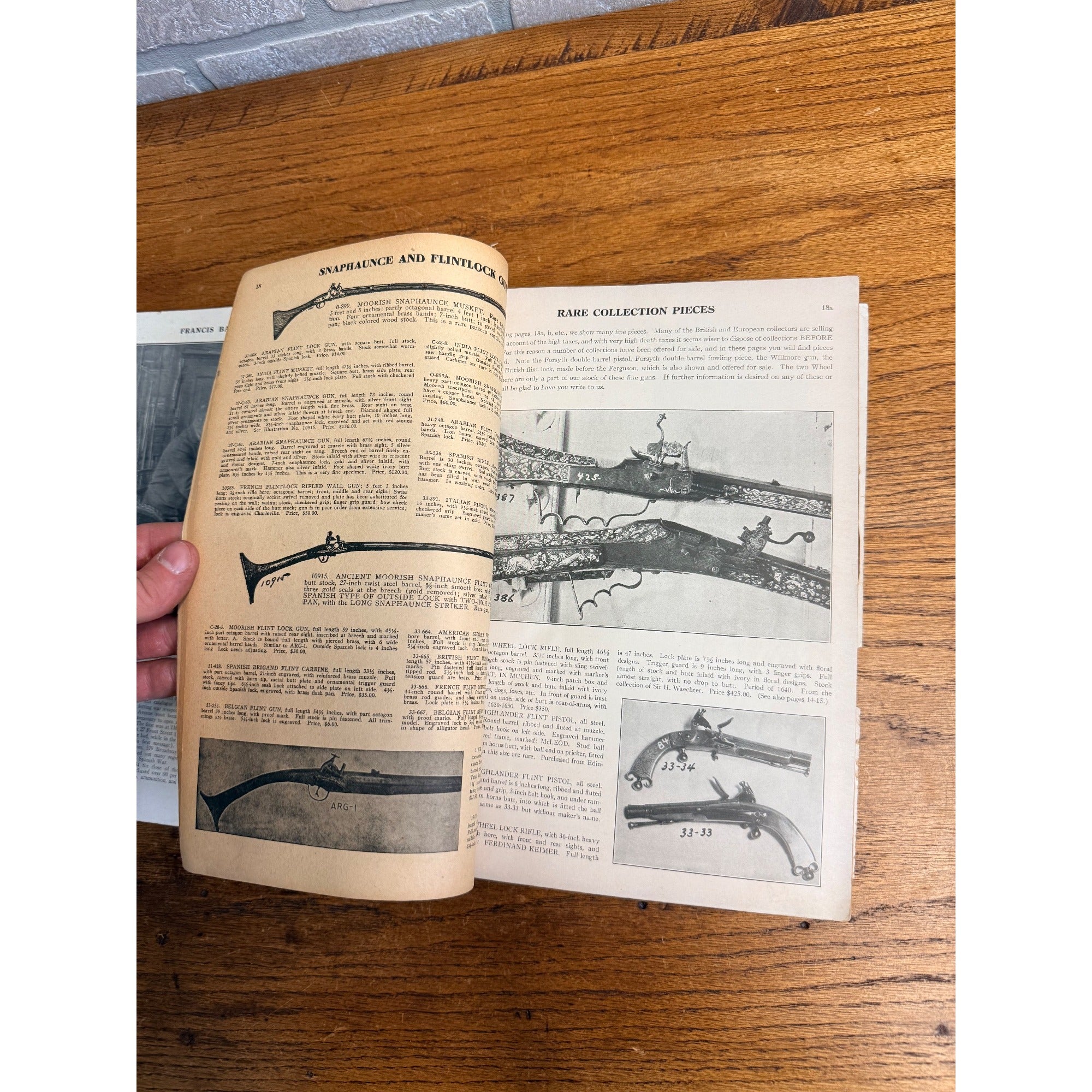 Bannerman Military Goods Catalog - 1933 ~~ Pistols, Muskets, Weapons, Uniforms