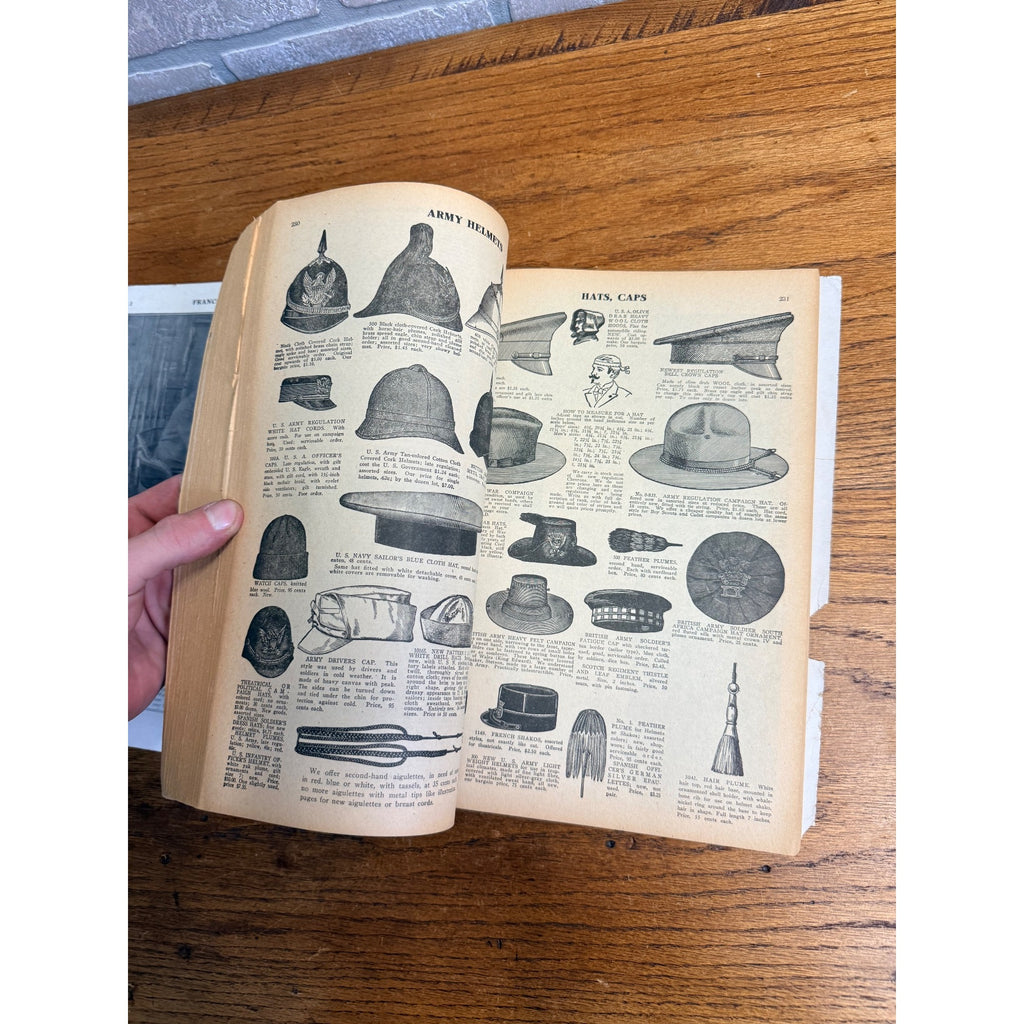 Bannerman Military Goods Catalog - 1933 ~~ Pistols, Muskets, Weapons, Uniforms