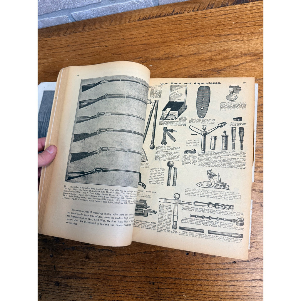 Bannerman Military Goods Catalog - 1933 ~~ Pistols, Muskets, Weapons, Uniforms