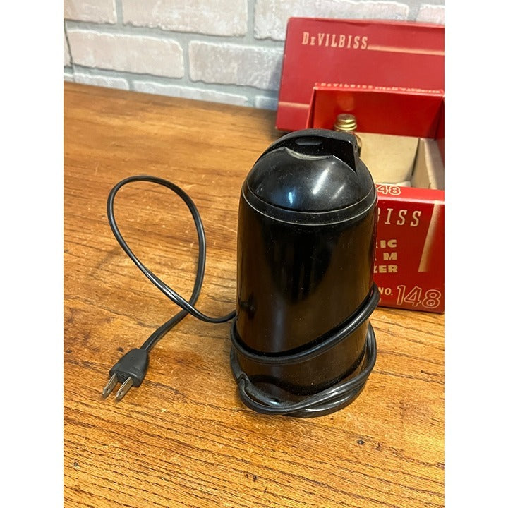 Vintage DeVILBISS Electric Steam Vaporizer No. 148 With Instructions In Original