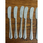 Lot (8) Knives "June Nursery" 1932 Tudor Plate Oneida Community Silverplate 6.5"