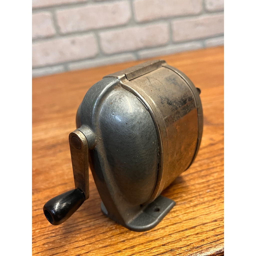 1950’s Boston KS Vintage Pencil Sharpener Hand Crank 8-Hole, Desk or Wall Mount
