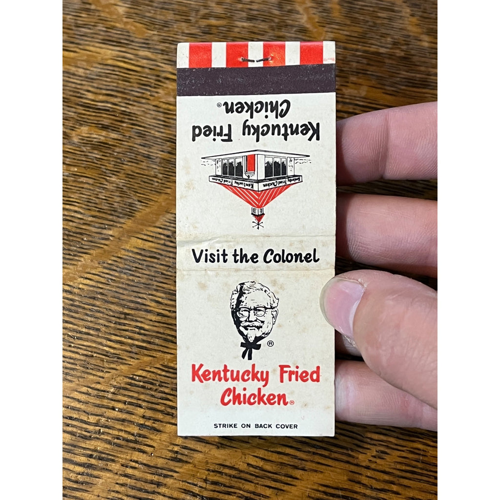 Vintage FULL Matchbook Advertising - Kentucky Fried Chicken