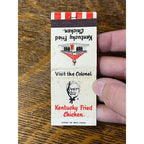 Vintage FULL Matchbook Advertising - Kentucky Fried Chicken
