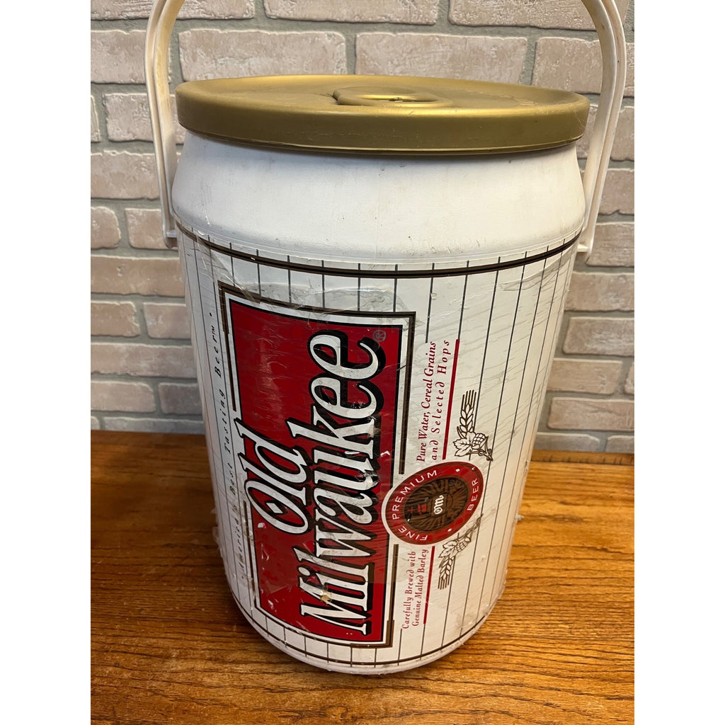 Vintage Old Milwaukee Beer Can Cooler Beach Large Cooler 1980s
