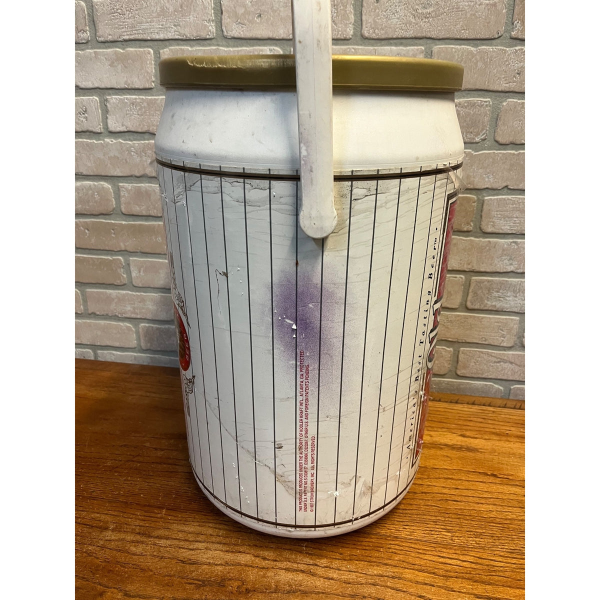Vintage Old Milwaukee Beer Can Cooler Beach Large Cooler 1980s