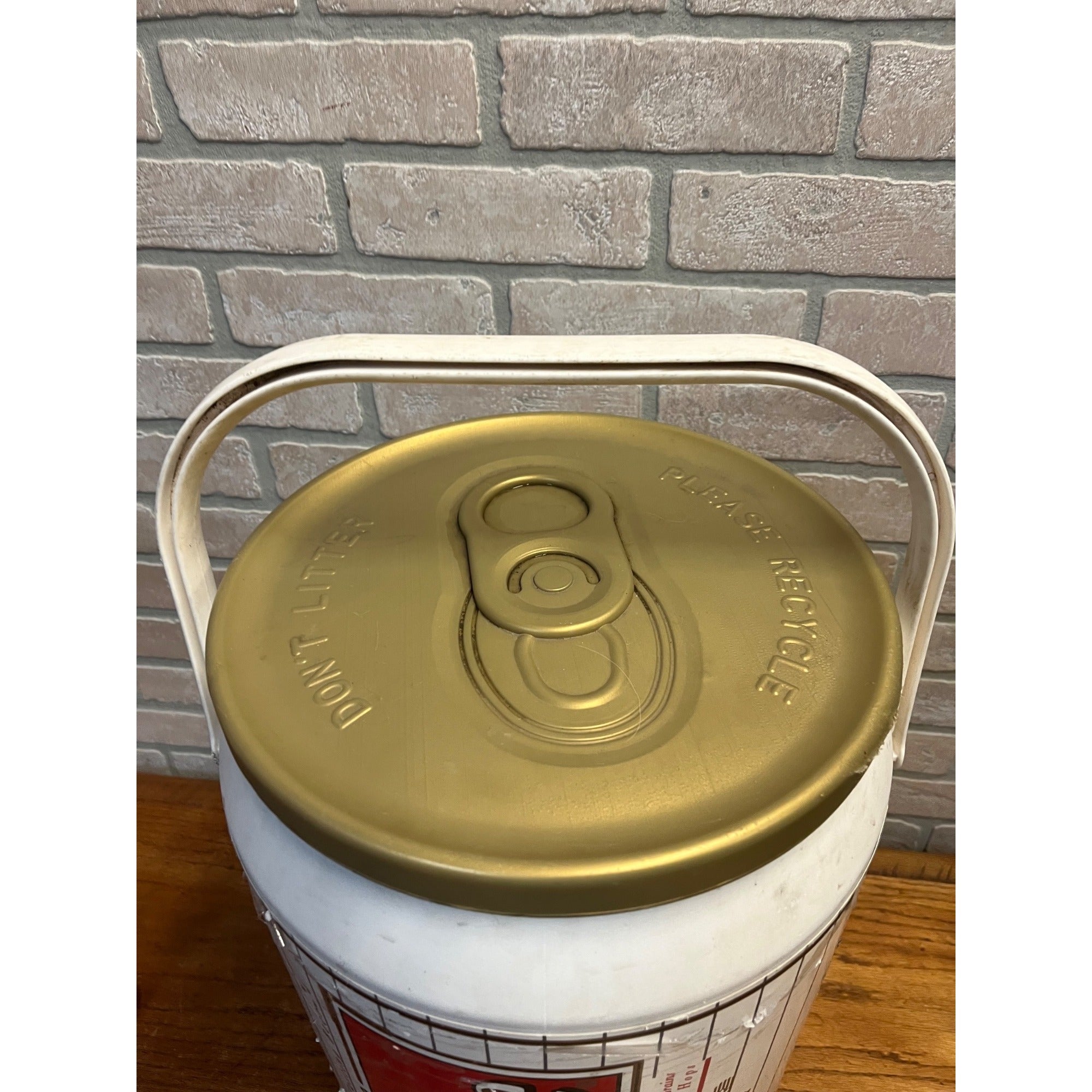 Vintage Old Milwaukee Beer Can Cooler Beach Large Cooler 1980s