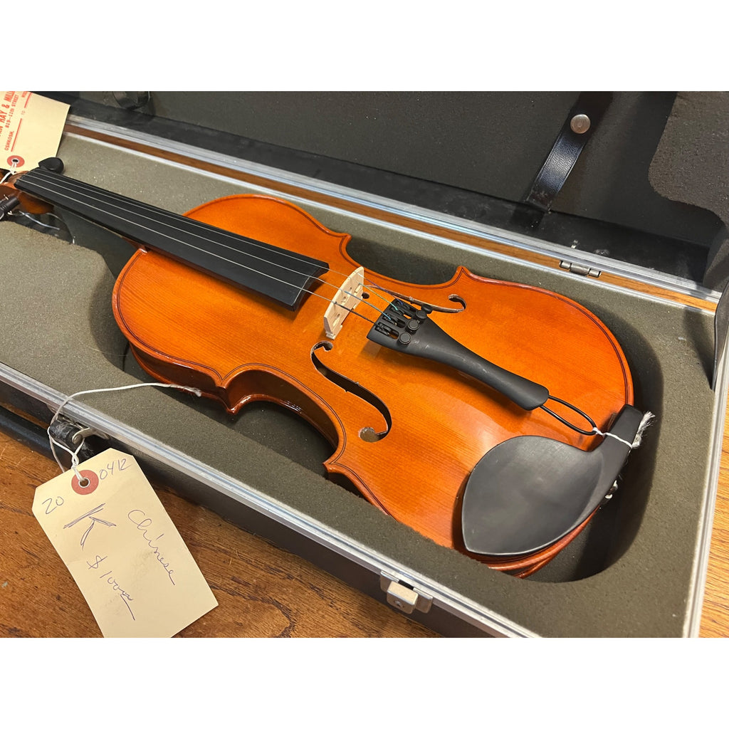 Vintage Chinese Violin Instrument + Hard Case