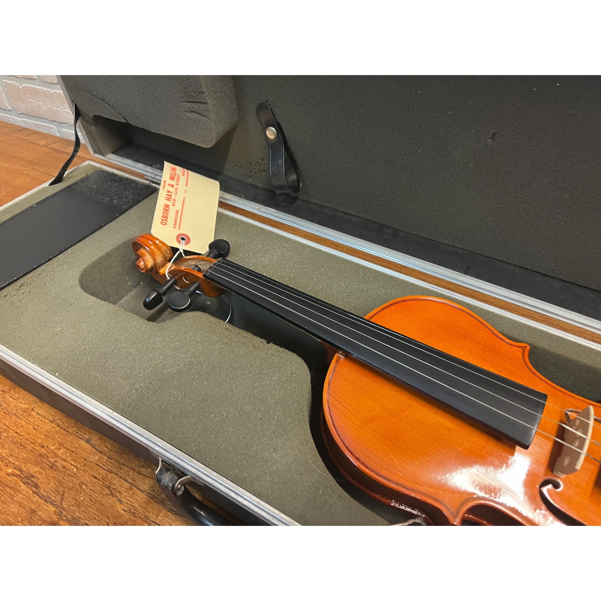 Vintage Chinese Violin Instrument + Hard Case