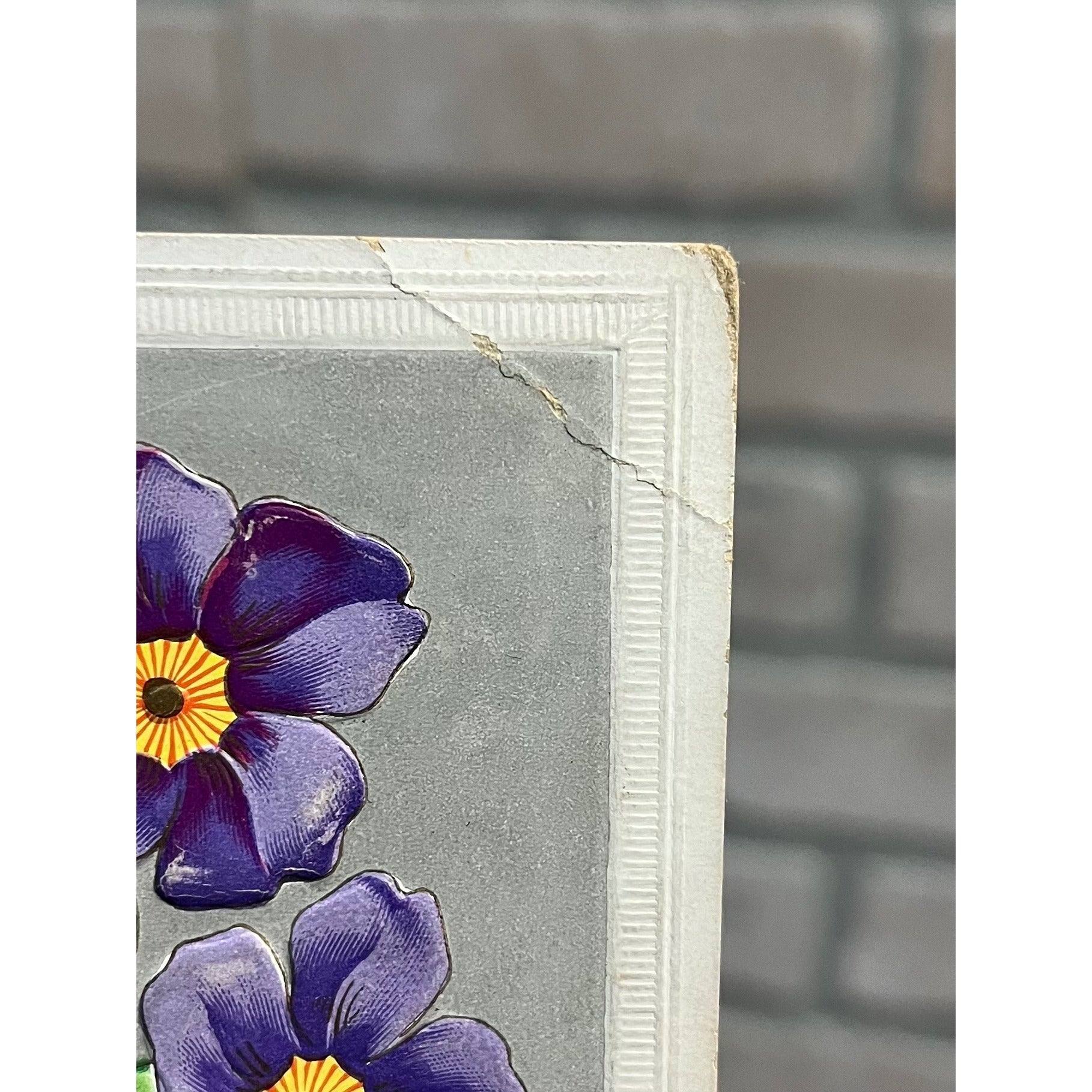 Vintage 1910 Happy New Year Postcard w/ Christmas Seal Tied US American Red Cross