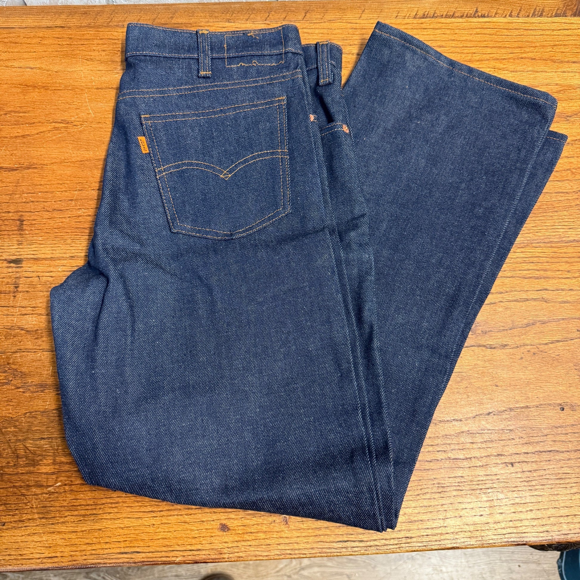 Levi's Orange Tab Men's Dark Denim Jeans 34x32 Vintage 80s Retro NWOT SF207