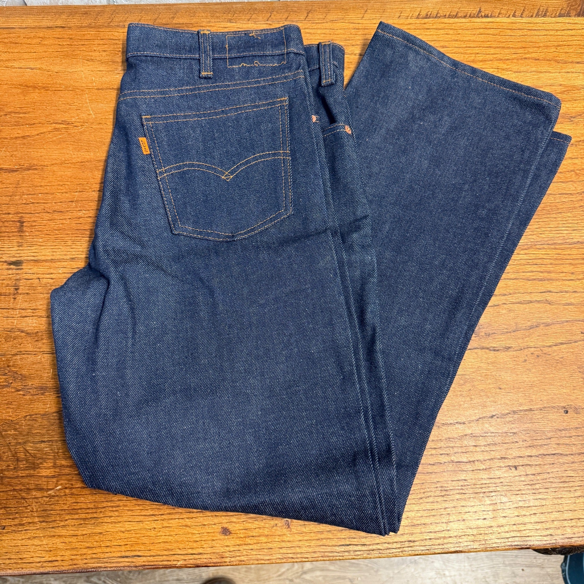 Levi's Orange Tab Men's Dark Denim Jeans 34x32 Vintage 80s Retro NWOT SF207