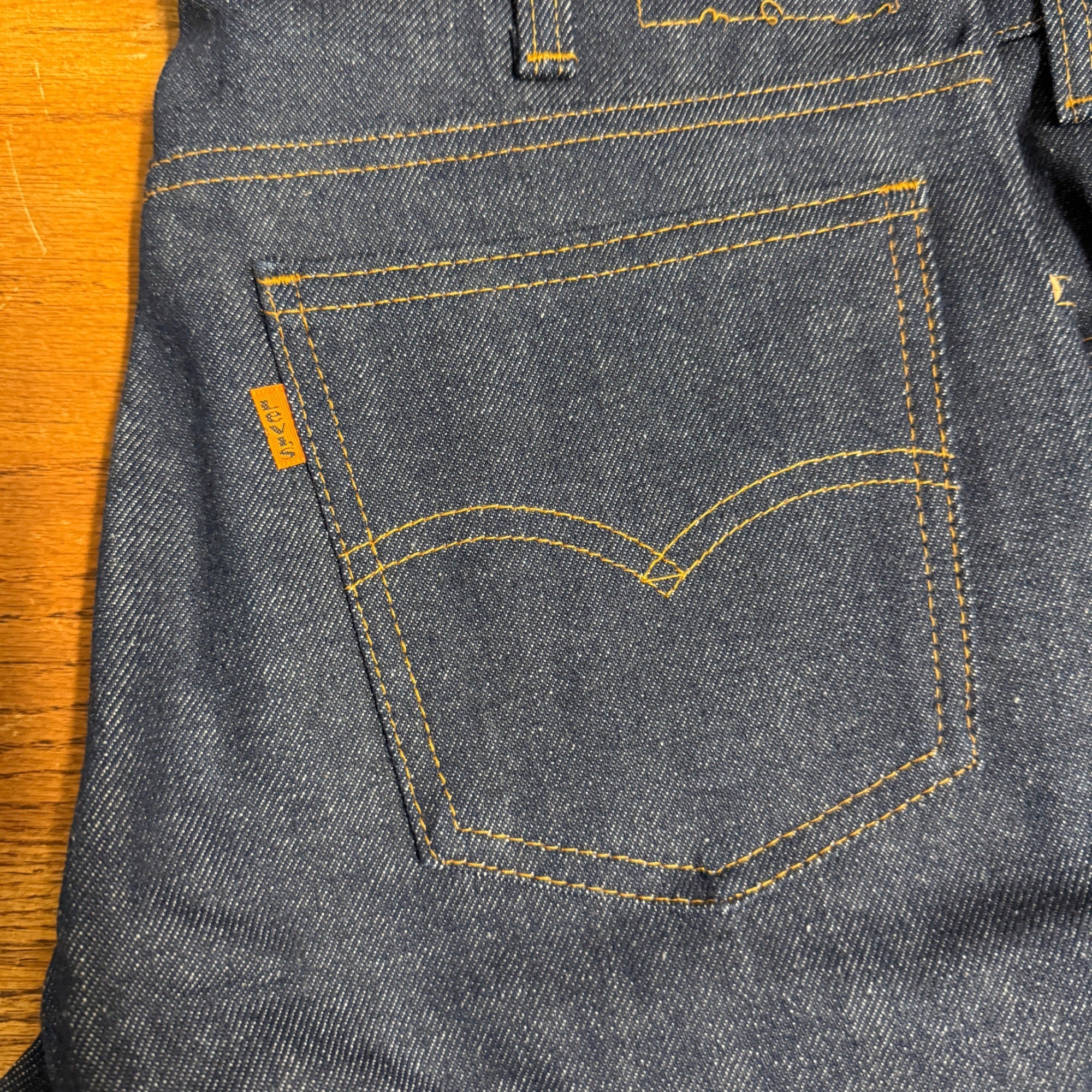 Levi's Orange Tab Men's Dark Denim Jeans 34x32 Vintage 80s Retro NWOT SF207