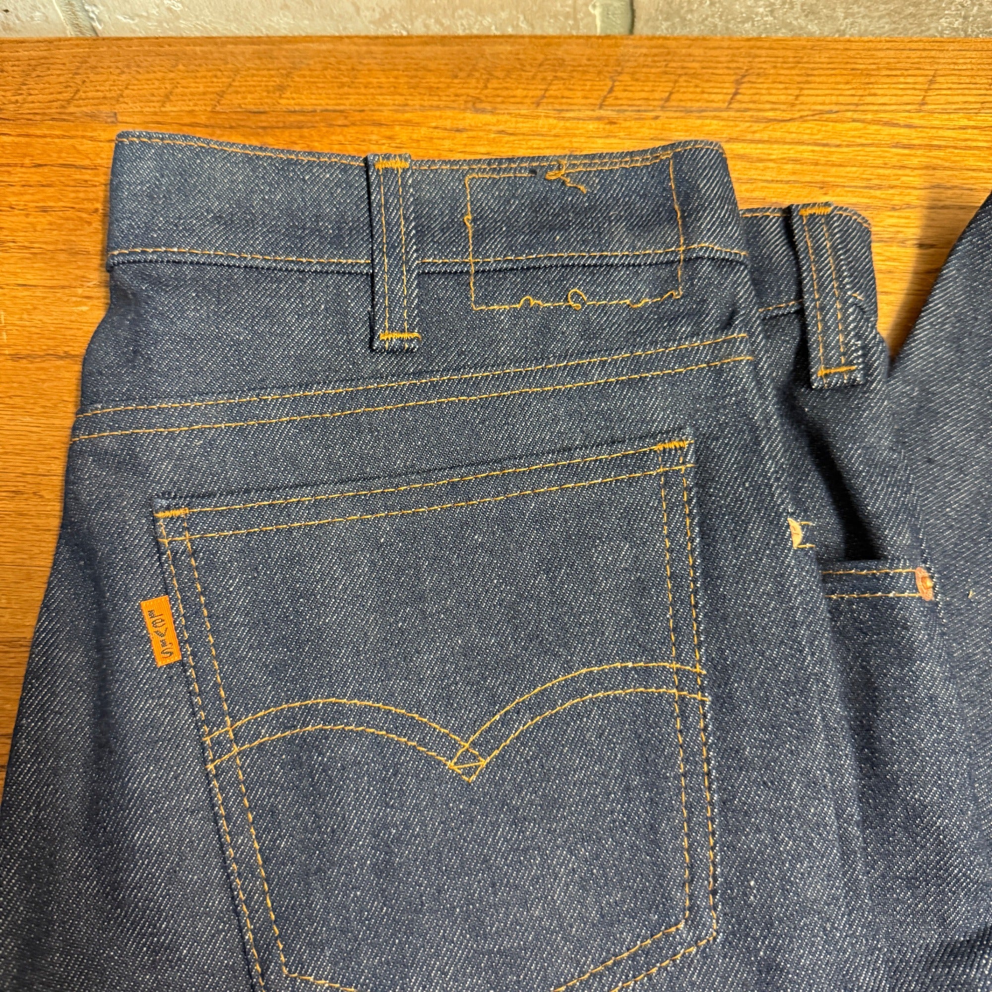 Levi's Orange Tab Men's Dark Denim Jeans 34x32 Vintage 80s Retro NWOT SF207