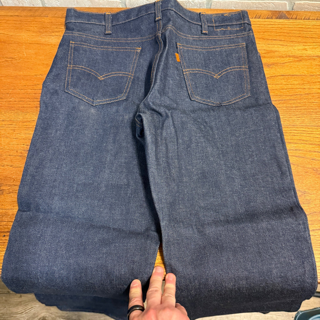 Levi's Orange Tab Men's Dark Denim Jeans 34x32 Vintage 80s Retro NWOT SF207