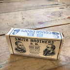 Antique Smith Brothers S.B. Cough Drops Box Poughkeepsie NY Advertising Drug