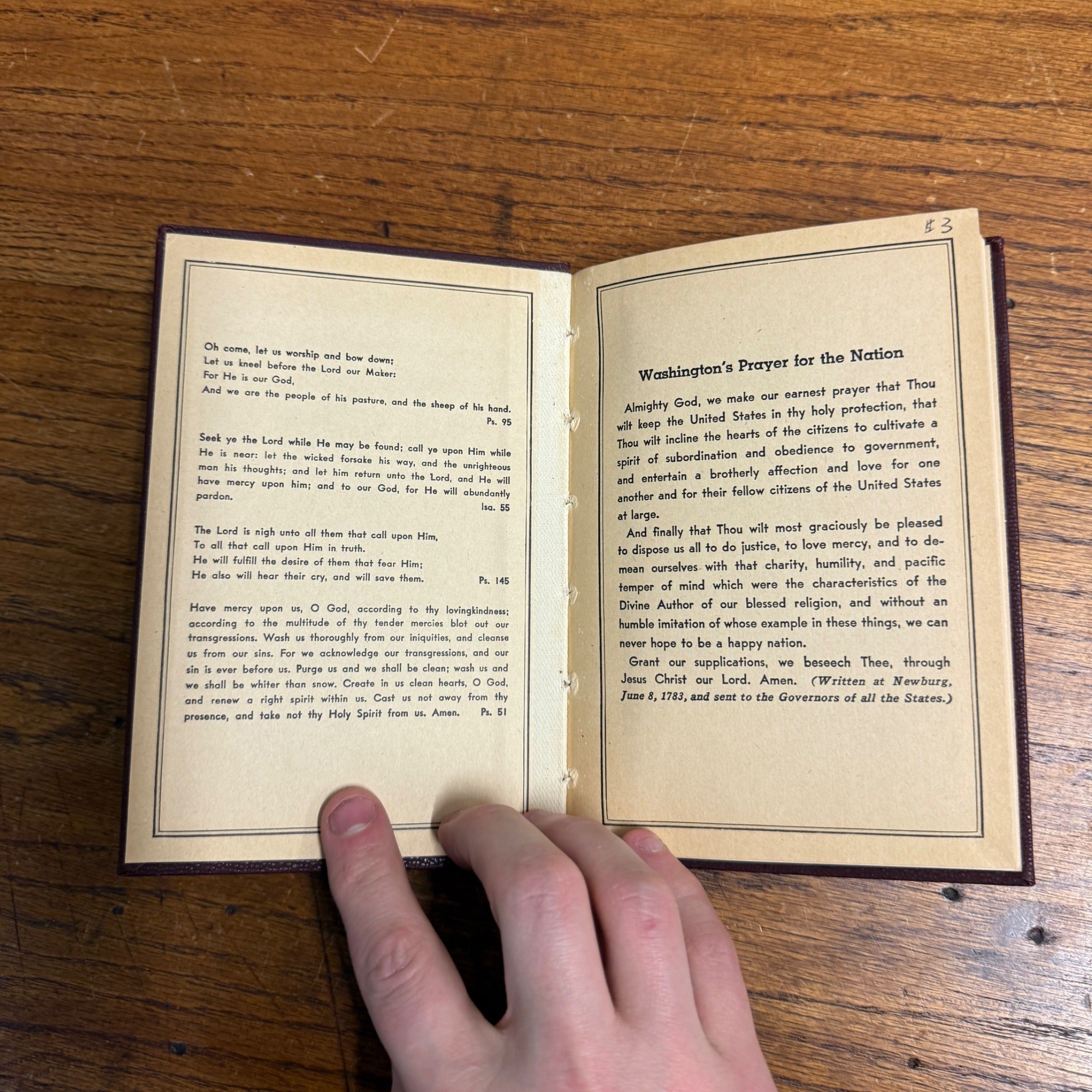 Song & Service Book for Army & Navy Ship & Field WWII Navy