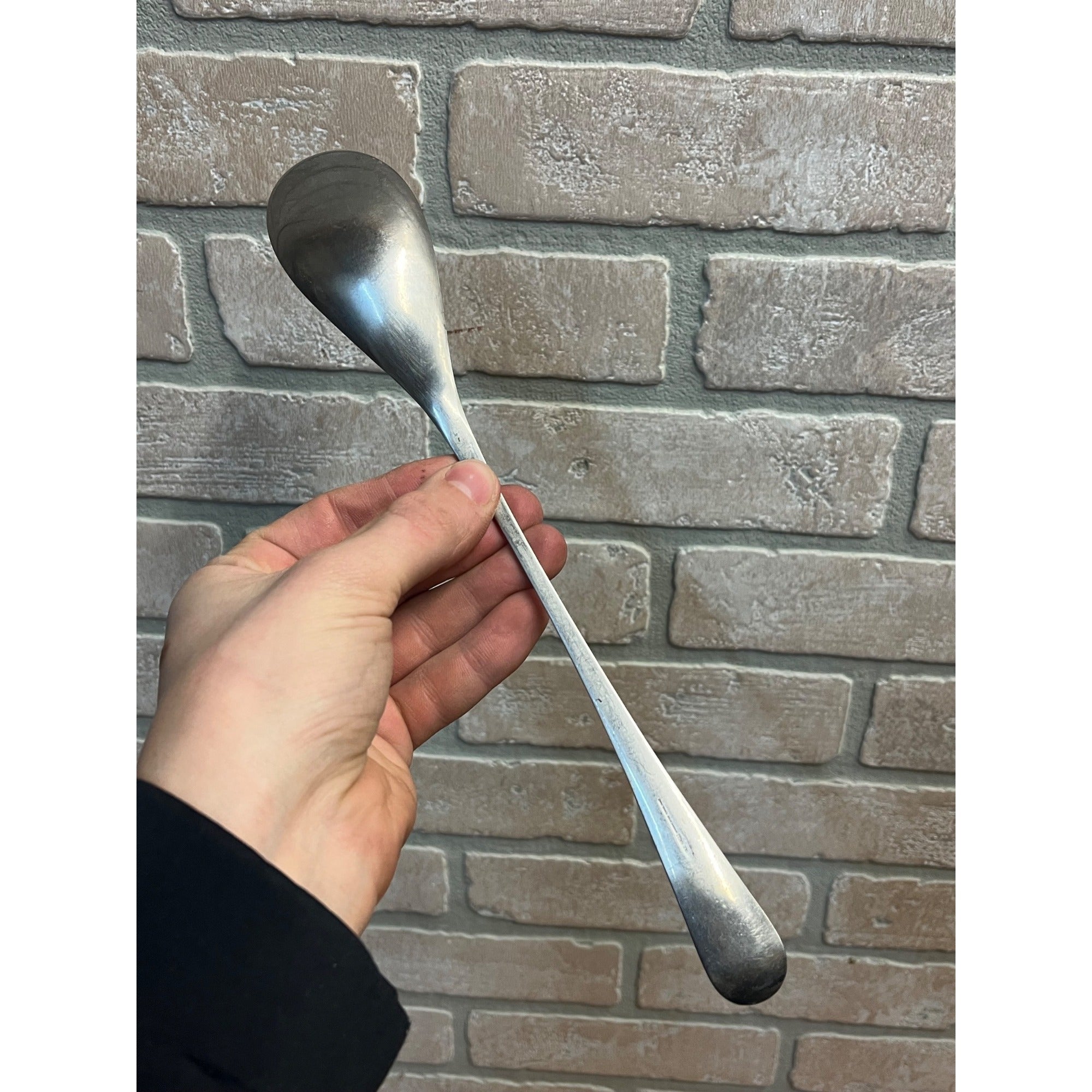 Vintage Old Hall Stainless 18/8 Table Serving Spoon 11" England English 28cm