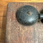 Antique Oak Ringer Box Telephone 1910s Oak Wall Handset