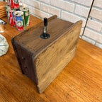 Antique Oak Ringer Box Telephone 1910s Oak Wall Handset