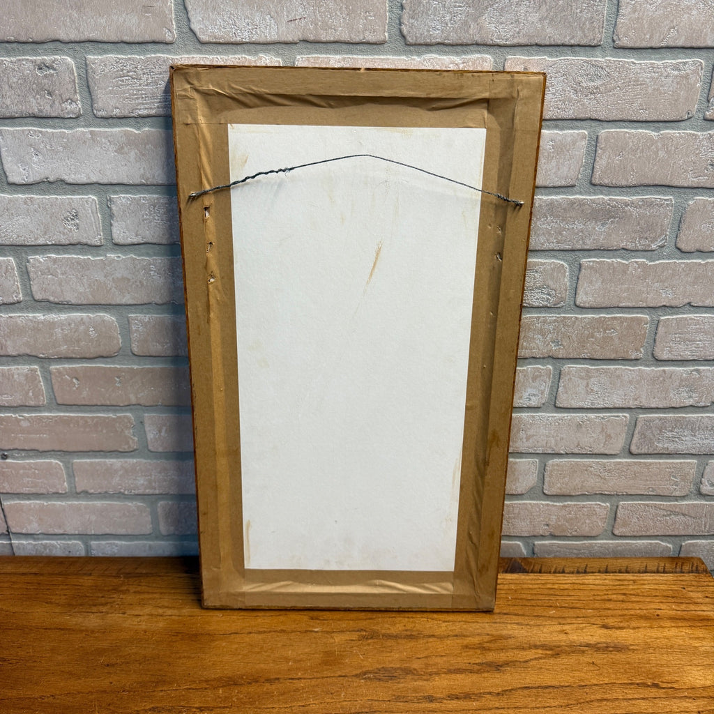 1904 Anheuser-Busch Budweiser Beer Girl Reprint Litho Bar Sign Framed