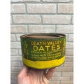 RARE Vintage 1930s Furnace Creek Death Valley Dates Fruit Tin Can Inyo CA