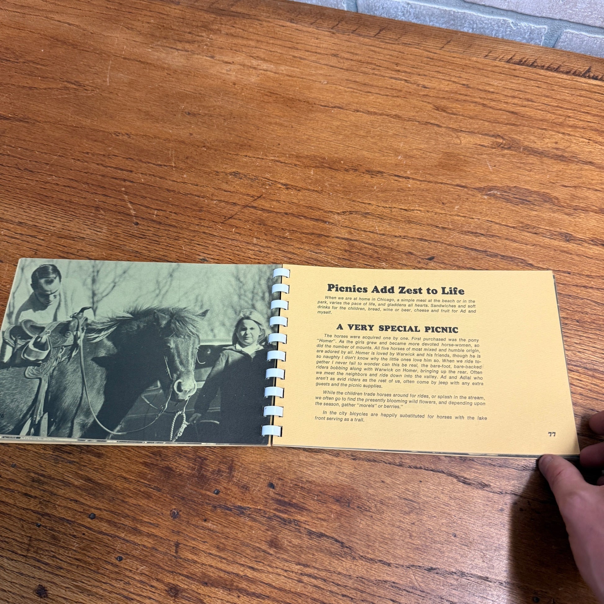 Adlai Stevenson Campaign Recipe Book Nancy Her Potpourri SIGNED Cook Book Spiral