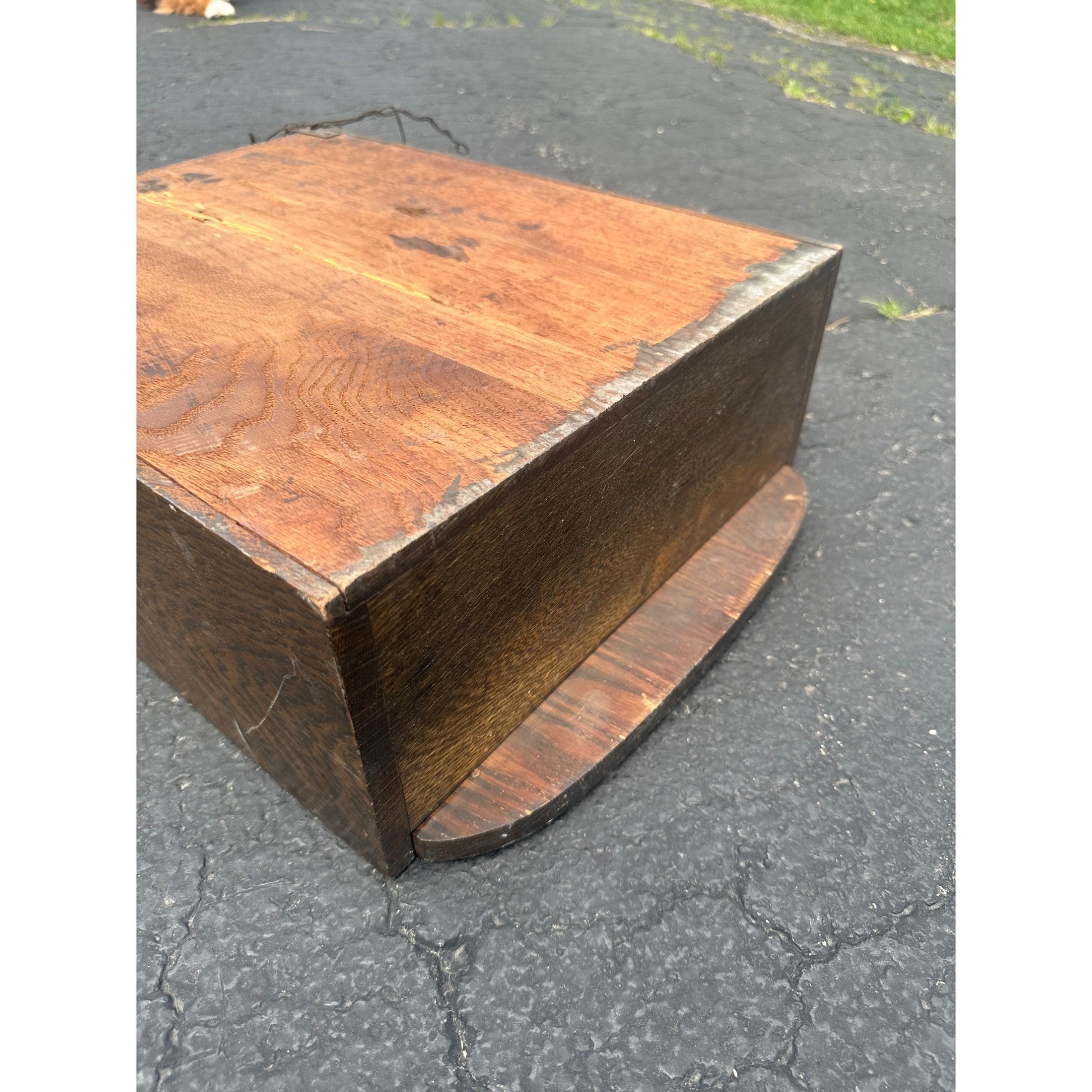 Antique 1800s Arts & Crafts Mission Oak Medicine Cabinet Mirror