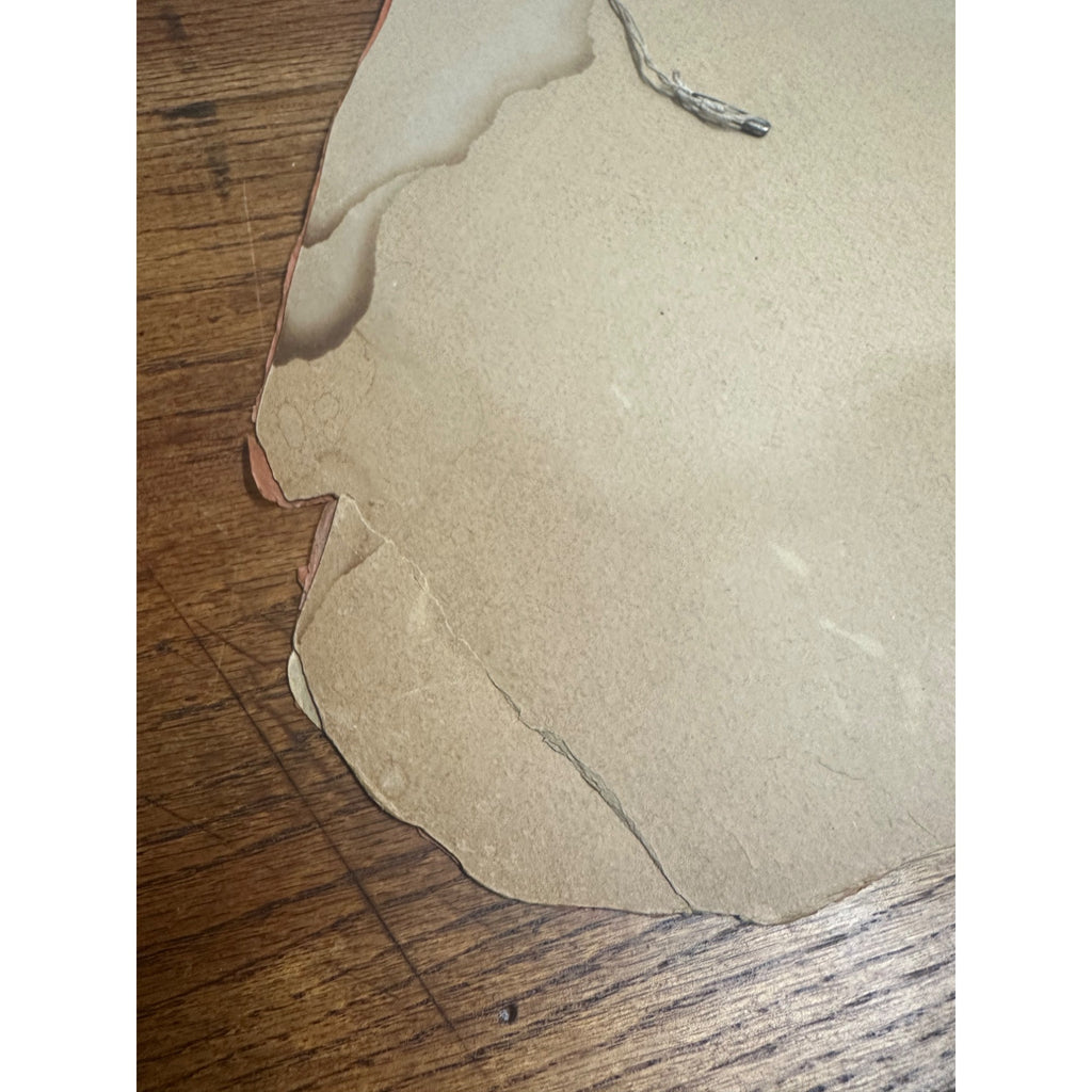 SCARCE Vintage 1930s Halloween Diecut Beistle Walking Witch Crepe Paper Antique
