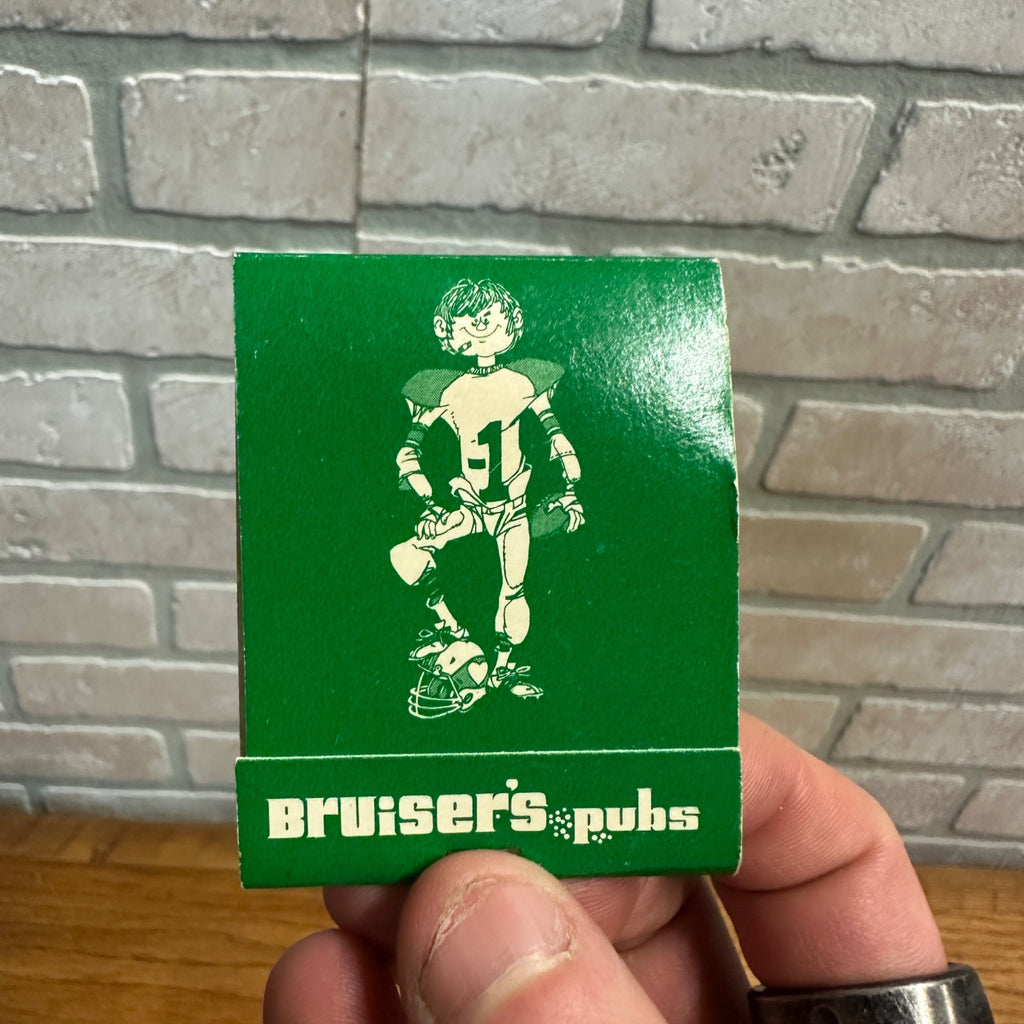 The Bruiser's Pub Tavern Oshkosh Wisconsin Matchbook