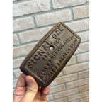 Vintage Cast Iron Signal Oak Stove Sign Nameplate Badge Emblem 112 301