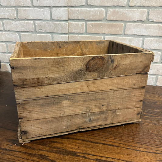 Vintage Wooden Rustic Shipping Fruit Crate Box Industrial  Decor