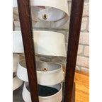 Antique Wood and Glass Mercantile Arrow Collar Store Display / Vintage Clothing / Haberdashery