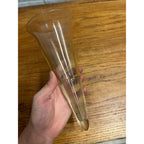 Vintage Cemetery Graveyard Glass Flower Vase Holder Funeral / Hearse Espergne