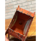 Vintage Halloween Jack o' Lantern JOL Double-Sided Cardboard - Dolly Toy Co. 8"