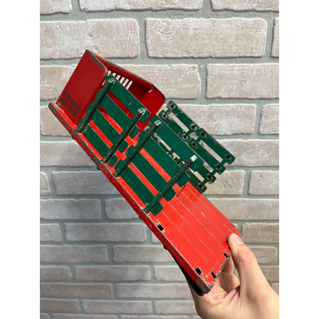 Vintage 1955 Tonka Lumber Truck Flatbed Hauler w/Interchangeable Steak Bed Toy