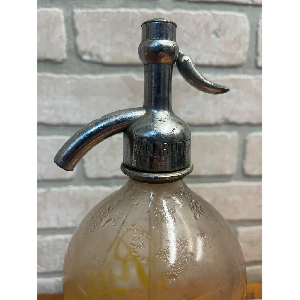 Vintage Ritter's Victoria Springs Cedarburg Wisconsin Seltzer Bottle Wis WI