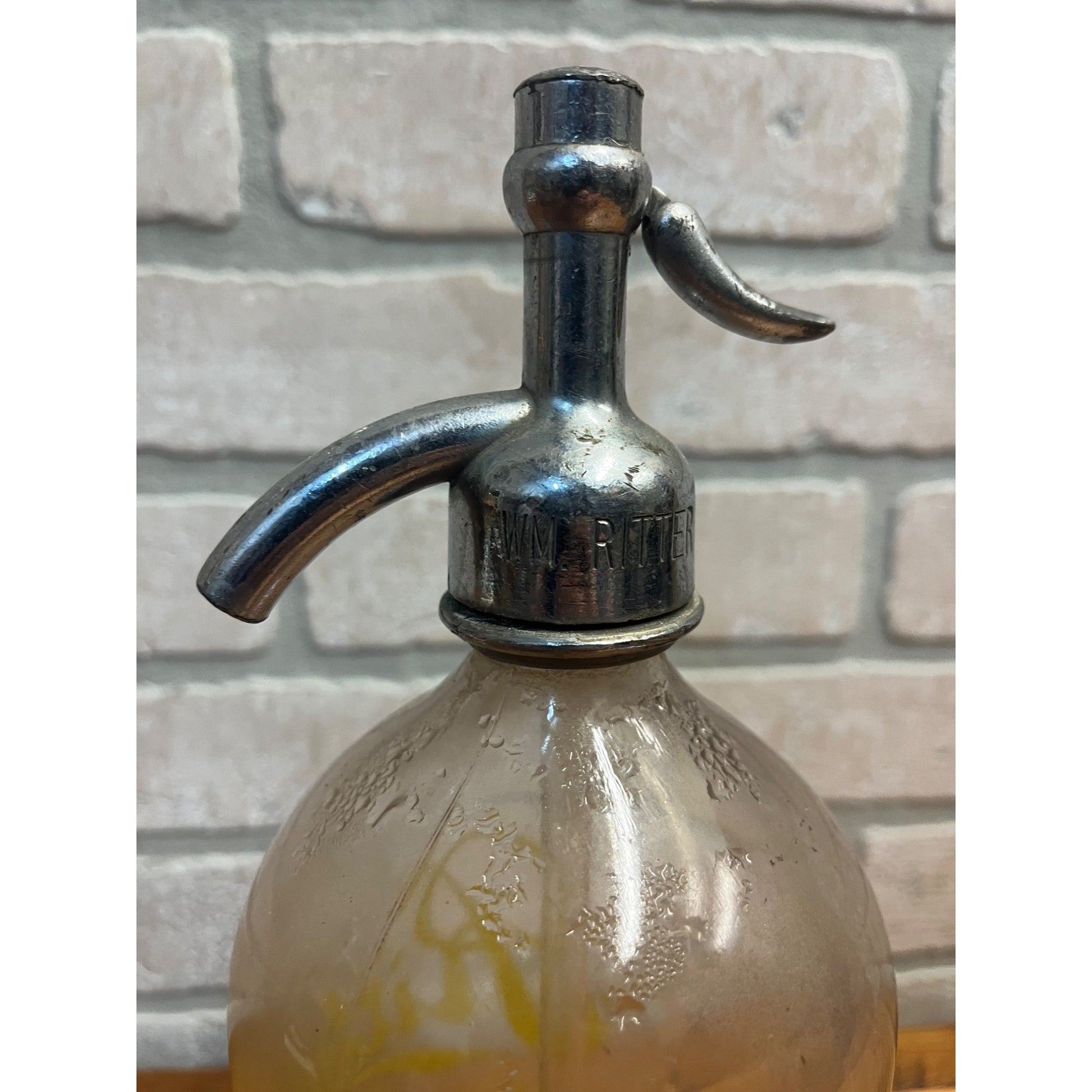 Vintage Ritter's Victoria Springs Cedarburg Wisconsin Seltzer Bottle Wis WI