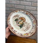 Large Vintage Turkey Platter Porcelain China 18.5" by 14"