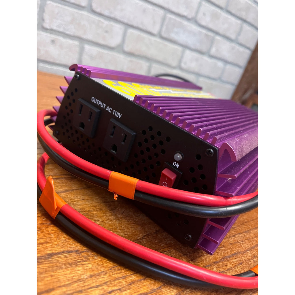 Vintage Rally 600 Watt Power Inverter Open Box Old School - Like New (1999)