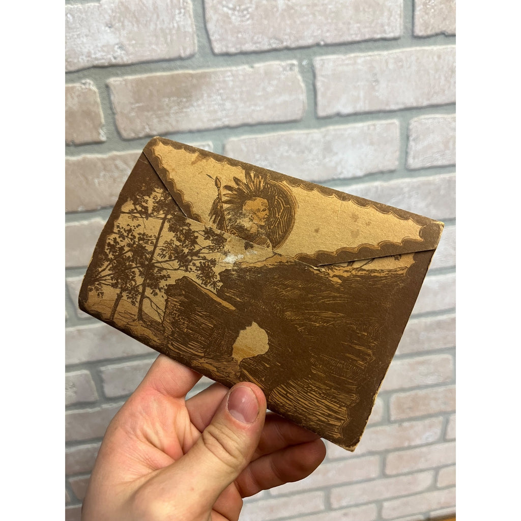 Vintage The Dells Of The Wisconsin River Souvenir Postcard Views Folder Fold-Out