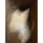 Antique Early 1900s Doctor Bag Medicine Bag Black Leather No Key - Distressed