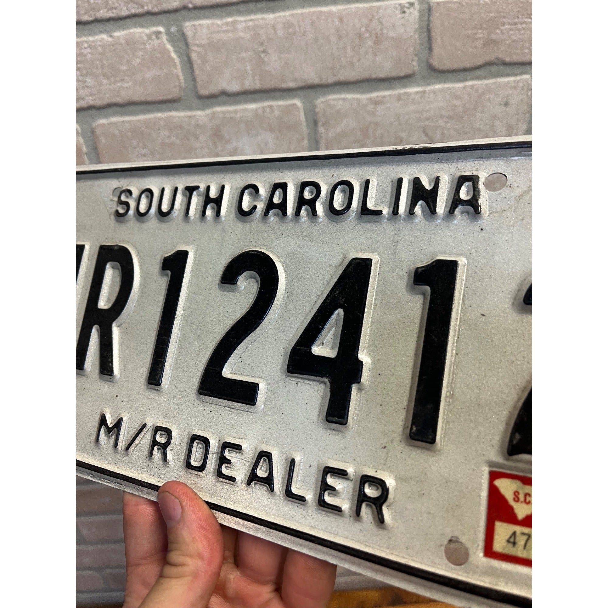 1994 South Carolina SC License Plate Tag Dealer Plate MR12412