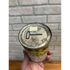 Vintage Cedar Creek Peanuts Keywind Tin Advertising Can Harrel Bros Eastman GA