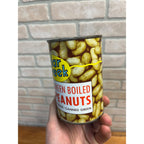 Vintage Cedar Creek Peanuts Keywind Tin Advertising Can Harrel Bros Eastman GA