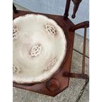 Antique Victorian Shaving Stand Mirror Wash Basin Pitcher Candle Holders c1900