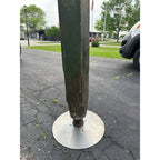 Early Antique Wooden Water Pump Green Primitive Original