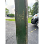 Early Antique Wooden Water Pump Green Primitive Original